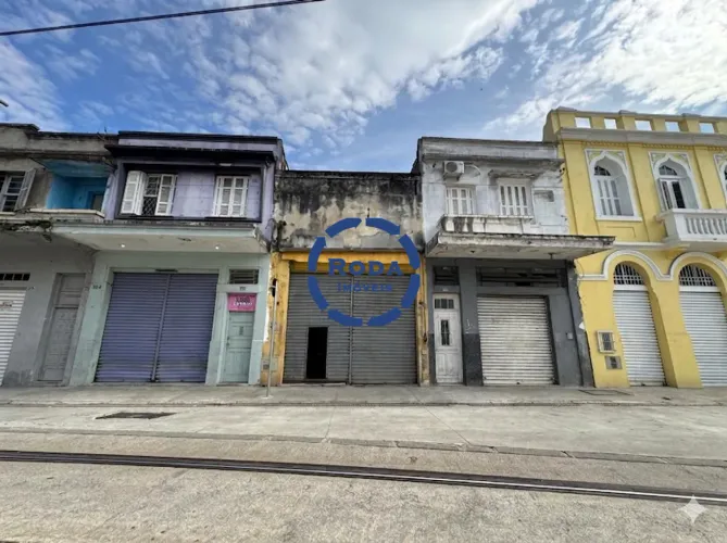 Loja comercial para alugar no bairro Vila Nova em Santos-S/P.