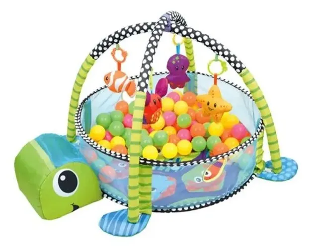 Tapete de atividades piscina de bolinhas - Colorbaby