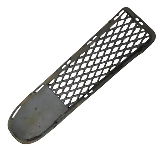Grade Dianteira Esquerda Parachoque Vw Gol G3 1999 A 2005 Preto Fosco