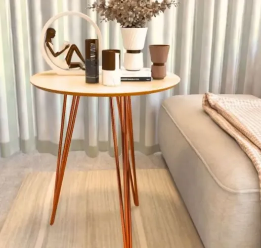 Mesa lateral top linda moderna estilosa para deixar sua casa com mais estilo e charmosa