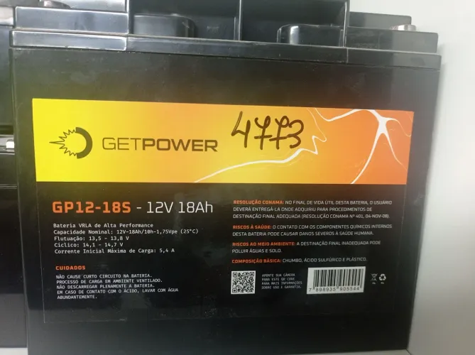 Bateria GetPower 12v 18ah