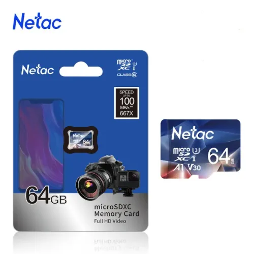 Cartão de memoria Netac 64GB