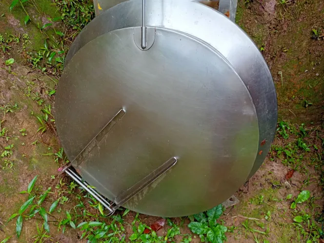 Panela caldeirão inox 200 litros 