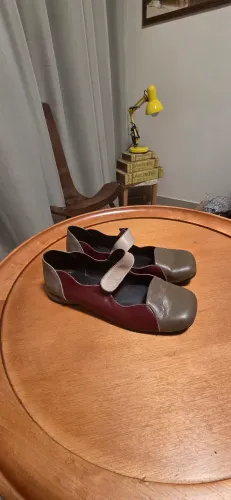 Sapato de couro selo n.39