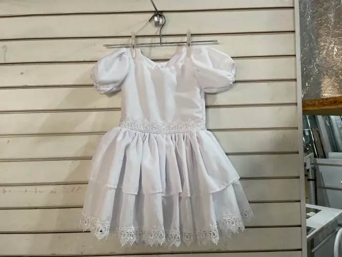 Vestido Infantil Branco N2