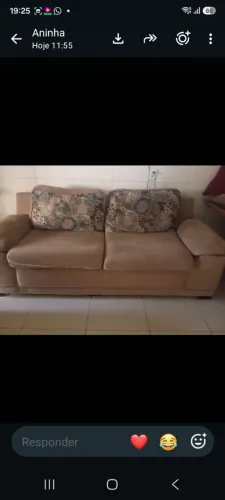 Sofá 3 lugares ótimo estado de uso