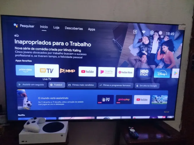 Vendo TV 58 polegadas vizzion e Xbox série s