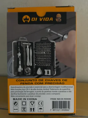 Conjunto de chaves de fenda com precisão