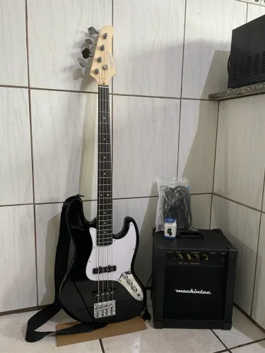 Contra Baixo Strinberg 4 Cordas + Amplificador
