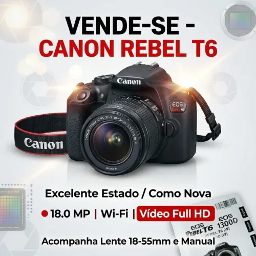 Câmera fotográfica Canon