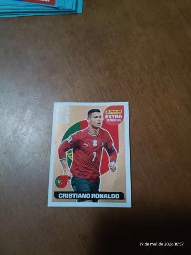 Figurinha do Cristiano Ronaldo Bronze