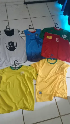 Lote camisas pra racha /futebol