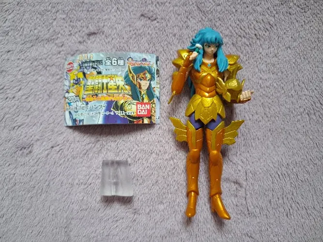 Figura gashapon Afrodite de Peixes, Saint Seiya, Cavaleiros do Zodiaco, HGIF, Japão