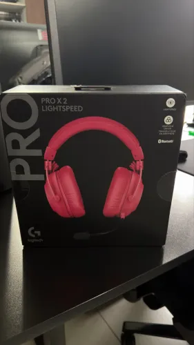 Headset Logitech g pro x 2 rosa