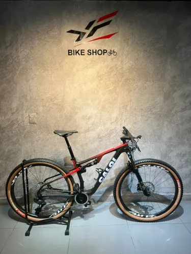 Caloi Elite Carbon Team Full Suspension | Shimano Deore | Fox Factory Kashima | Aro 29