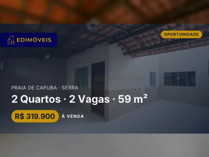 Seu novo lar: Casa duplex 2 quartos na Praia de Capuba, venha conferir!