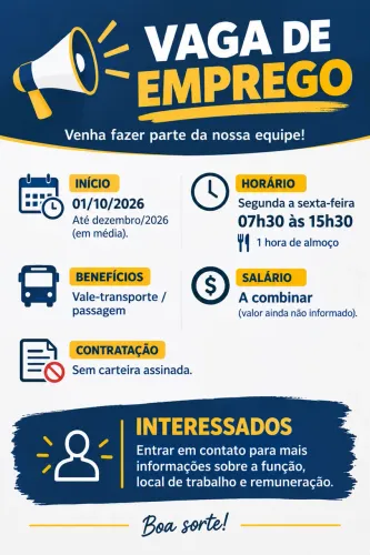 ? VAGA DE EMPREGO COZINHEIRA