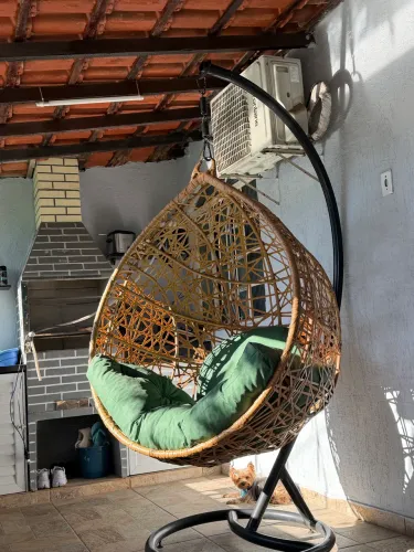 Cadeira de Balanço de chão área externa 