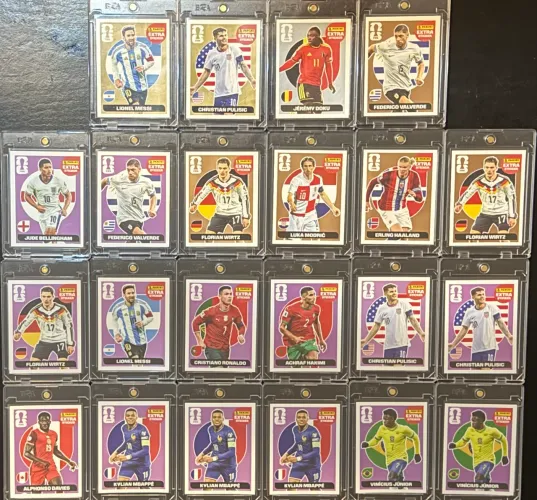 FIGURINHAS RARAS COPA 2026 LOTE COMPLETO