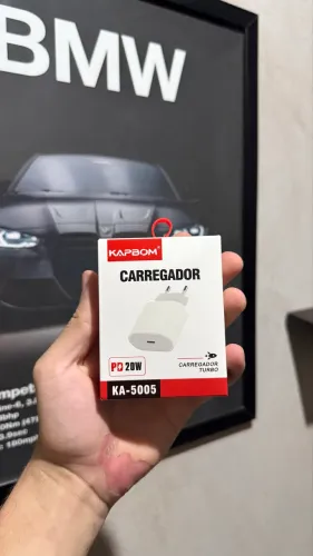 Carregador de parede Kapbom USB Type-C 20W