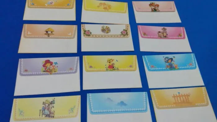 Lote de envelopes de papel de carta antigo Lastri.
