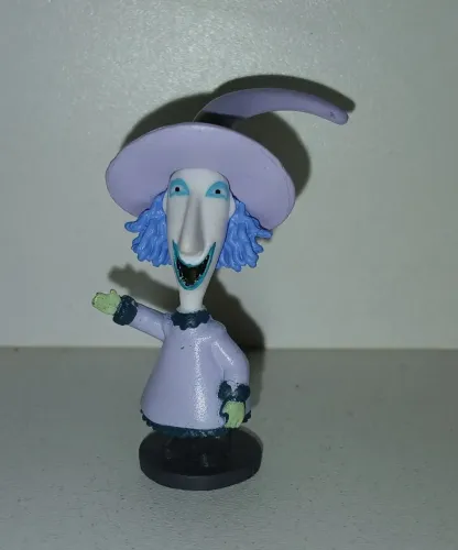 BONECA MINIATURA ORIGINAL O ESTRANHO MUNDO DE JACK SHOCK CHOQUE BRUXA BRUXINHA DISNEY