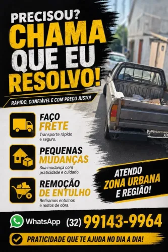 FAÇO FRETES PRECO JUSTO