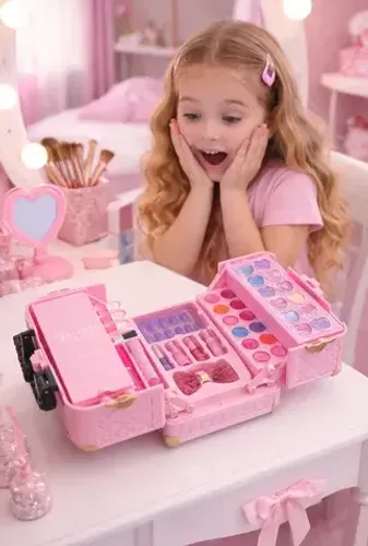 Makeup infantil Kit For Little Girls Princess Dress