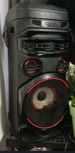Caixa de som LG xbomm USB bluetooth função DJ