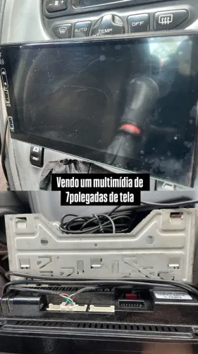 Multimídia 2Din, Carplay, Touch, 7"