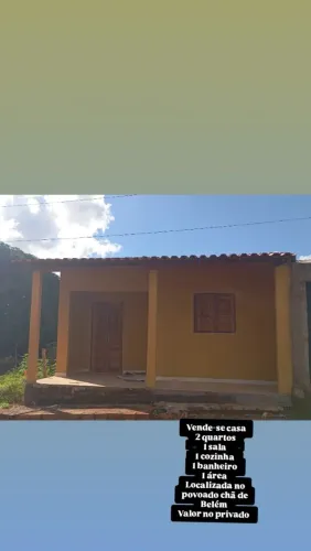 Vendo casa no povoado chã de Belém 