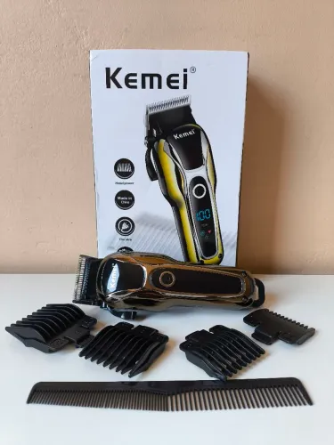 Máquina de Cortar Cabelo Sem Fio Kemei