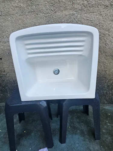 Tanque em louça branca 35litros