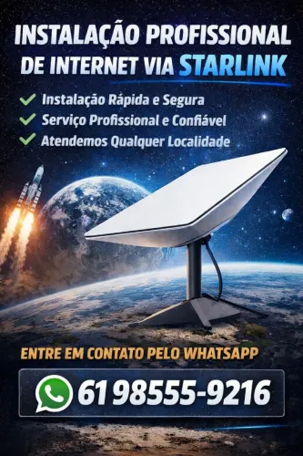 ? INSTALAÇÃO PROFISSIONAL STARLINK - SERVIÇO ESPECIALIZADO