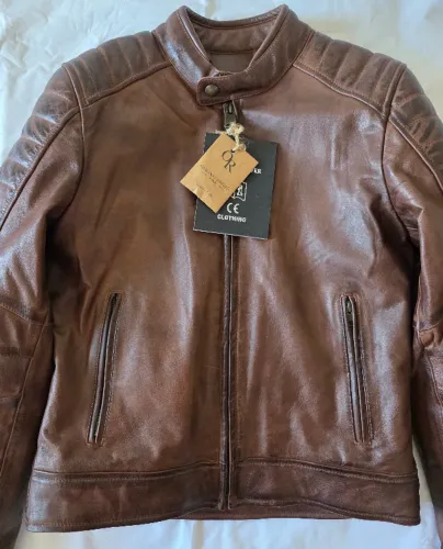 Jaqueta de couro para motociclista (Original Driver Paris)