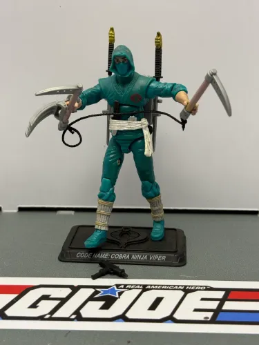 Gi Joe 25th Cobra Ninja Viper - 2008 - Comandos em ação