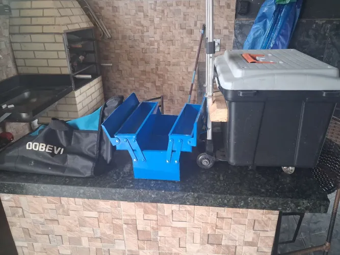 2 caixa de ferramentas e bolsa de ferramentas