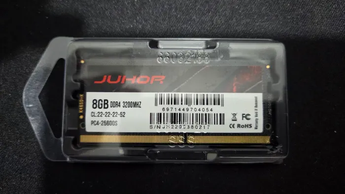 Memória RAM Notebook 8GB DDR4 3200MHz JUHOR - Nova