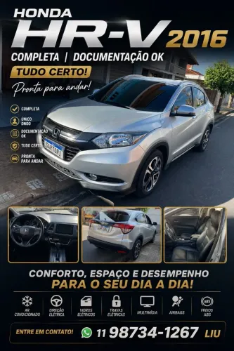 Honda HR-V EXL 1.8 Flexone 16V 5P Aut. 2016