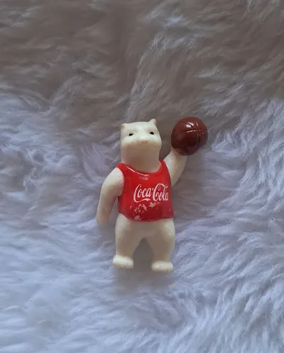 Miniatura urso polar Coca Cola olimpíadas