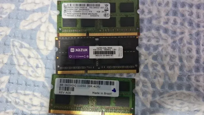 Memória RAM para notebook 4gb - 3 Unidades