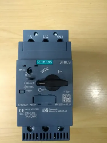 Disjuntor motor Siemens, 54 a 65 amperes. <br>800,00