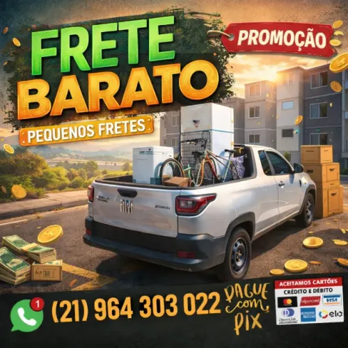 Frete Barato a partir de R$ 80,00