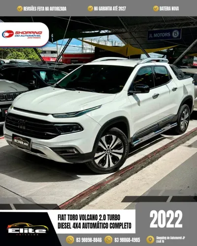 Fiat Toro Volcano 2.0 16V 4X4 TB Diesel Aut. 2022