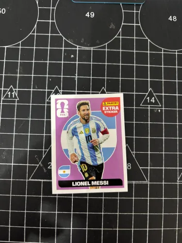 Figurinha copa Lionel messi rara