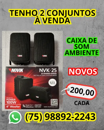CAIXA DE SOM AMBIENTE