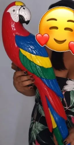 Decoração de parede enfeite de gesso