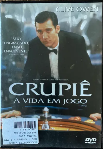 DVD - CRUPIÊ - A VIDA EM JOGO