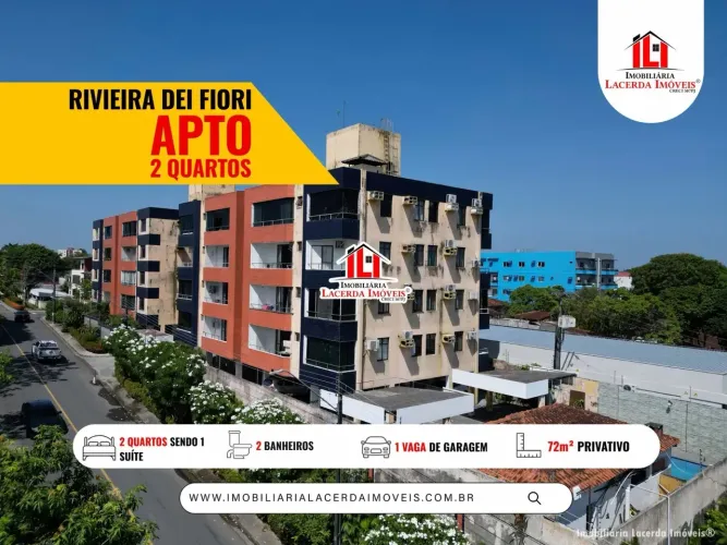Residencial Rivieira Dei Fiori / - Apartamento com 2 quartos sendo 1 suíte com varanda;