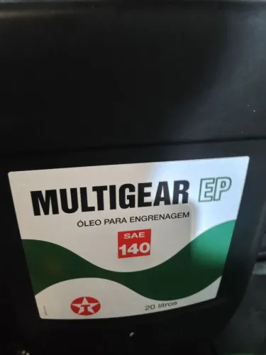Óleo lubrificante, para engrenagem Multigear EP ISO 140 - 20 Lt - 350,00